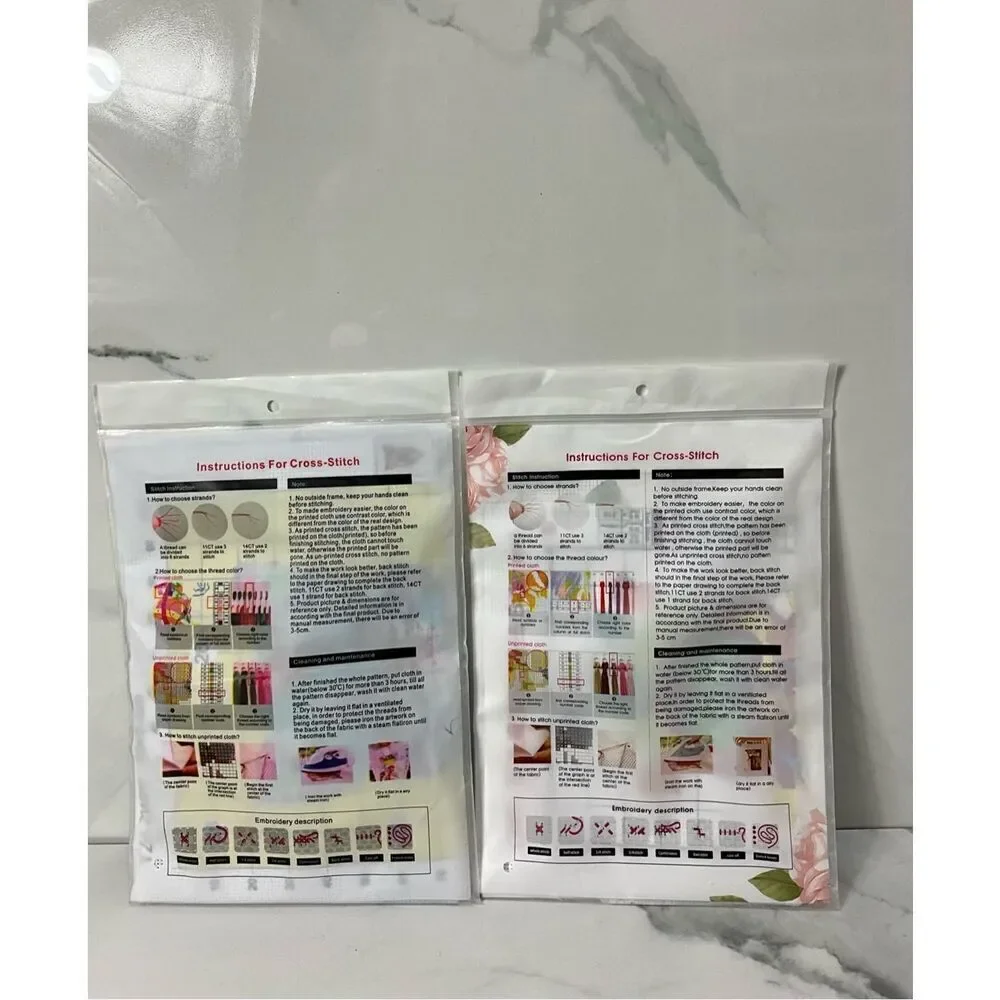 C&D CROSS STITCH Kits Lot of 2